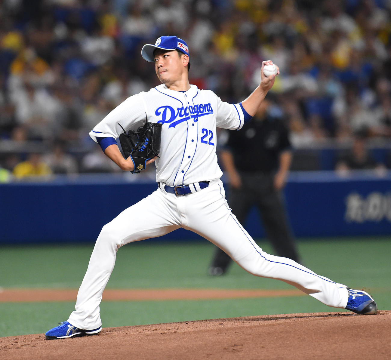 中日大野雄大（2019年9月14日撮影）