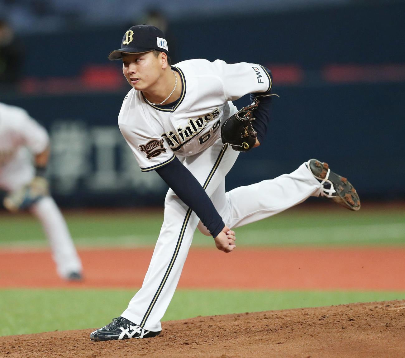 オリックス対阪神　オリックス先発の漆原（撮影・前田充）