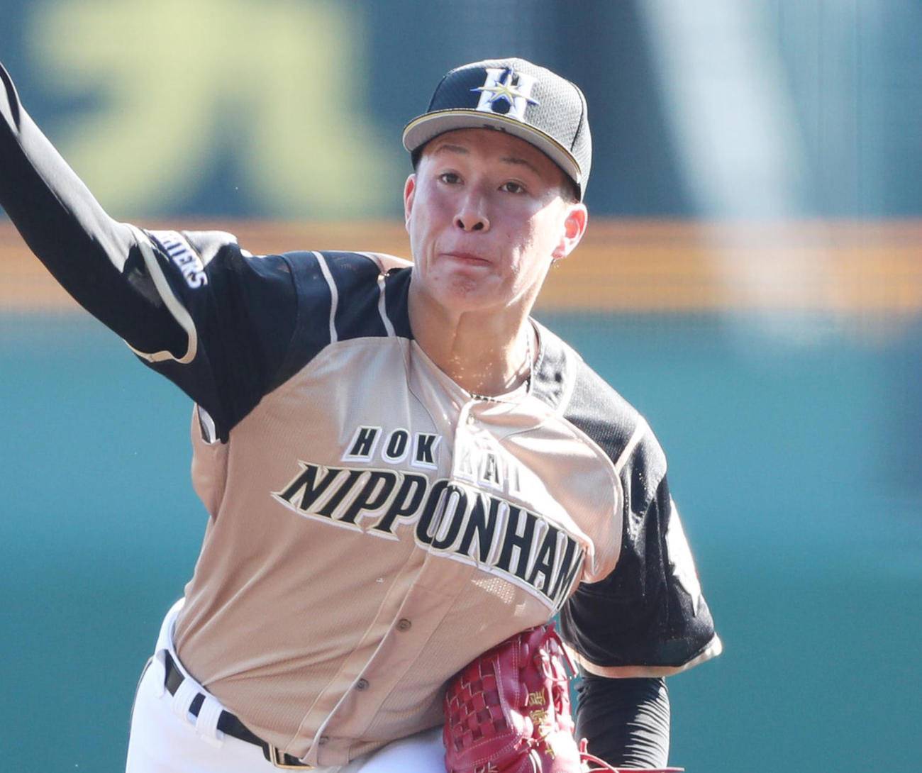 日本ハム吉田輝星（2020年3月6日撮影）