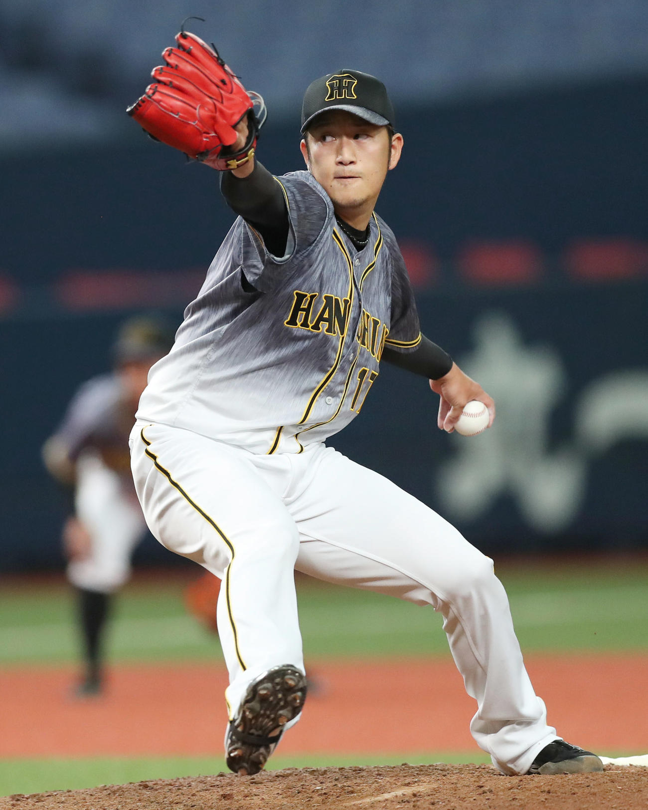 オリックス対阪神　阪神4番手の岩貞祐太（撮影・前田充）