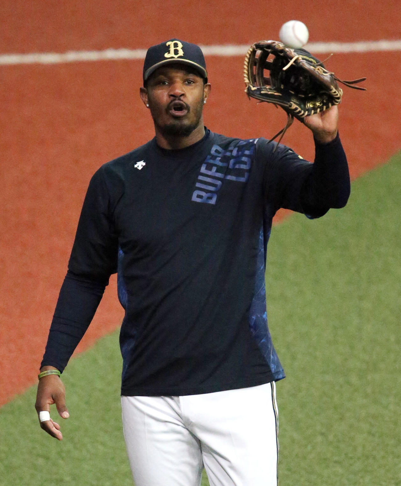 オリックスのアダム・ジョーンズ（2020年3月8日撮影）