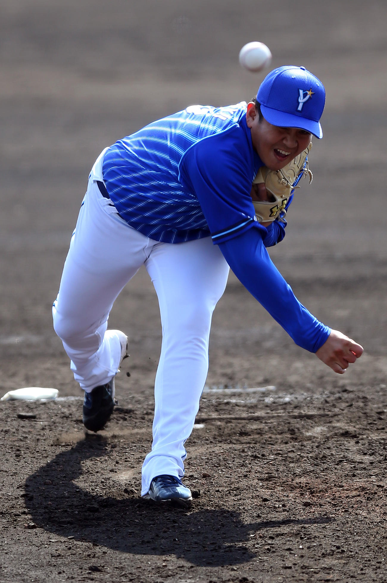 侍ジャパンでも守護神が期待されるDeNA山崎（20年2月24日撮影）