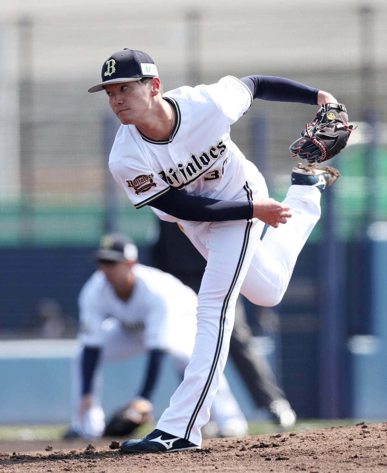 オリックス対阪神　オリックス先発のK－鈴木（撮影・前田充）