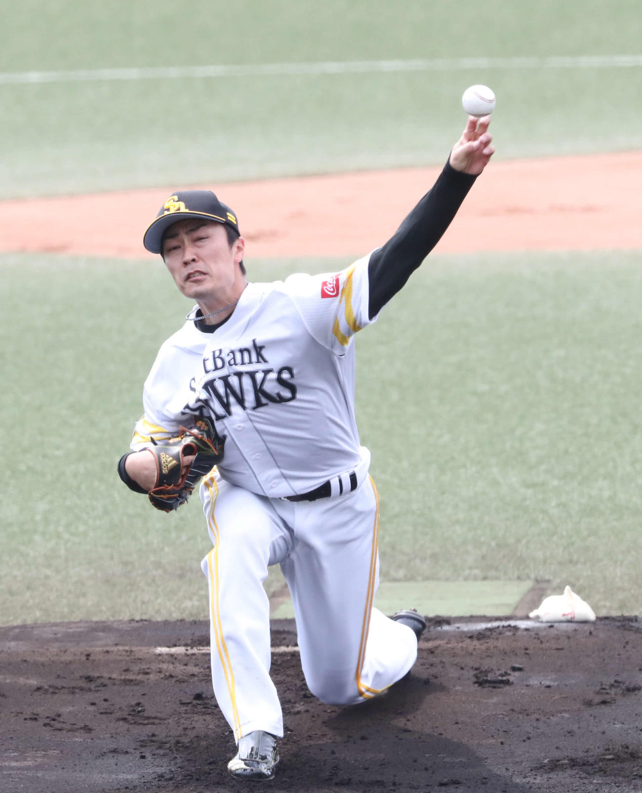 JR九州戦に先発した和田は、3回を1安打無失点と好投する（撮影・梅根麻紀）