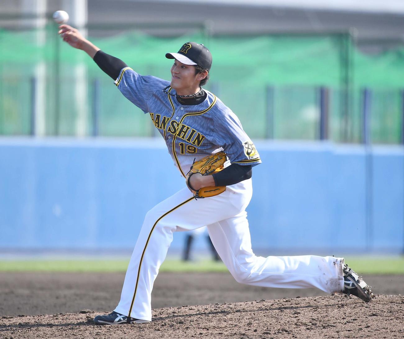 オリックス対阪神2軍戦　6回から登板し3イニング1失点だった藤浪晋太郎（撮影・上田博志）