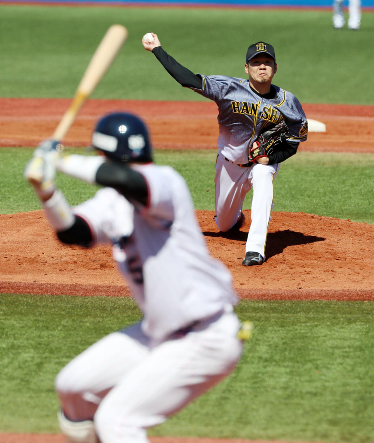 ヤクルト対阪神　ヤクルト戦に先発する西勇（撮影・加藤哉）
