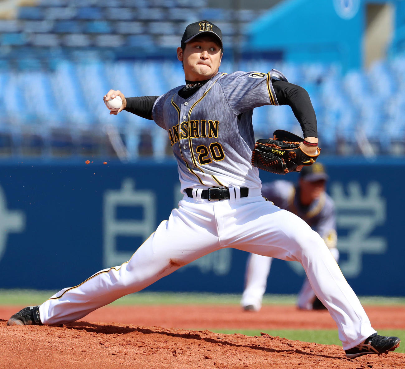 ヤクルト対阪神　ヤクルト戦に先発する中田（撮影・加藤哉）