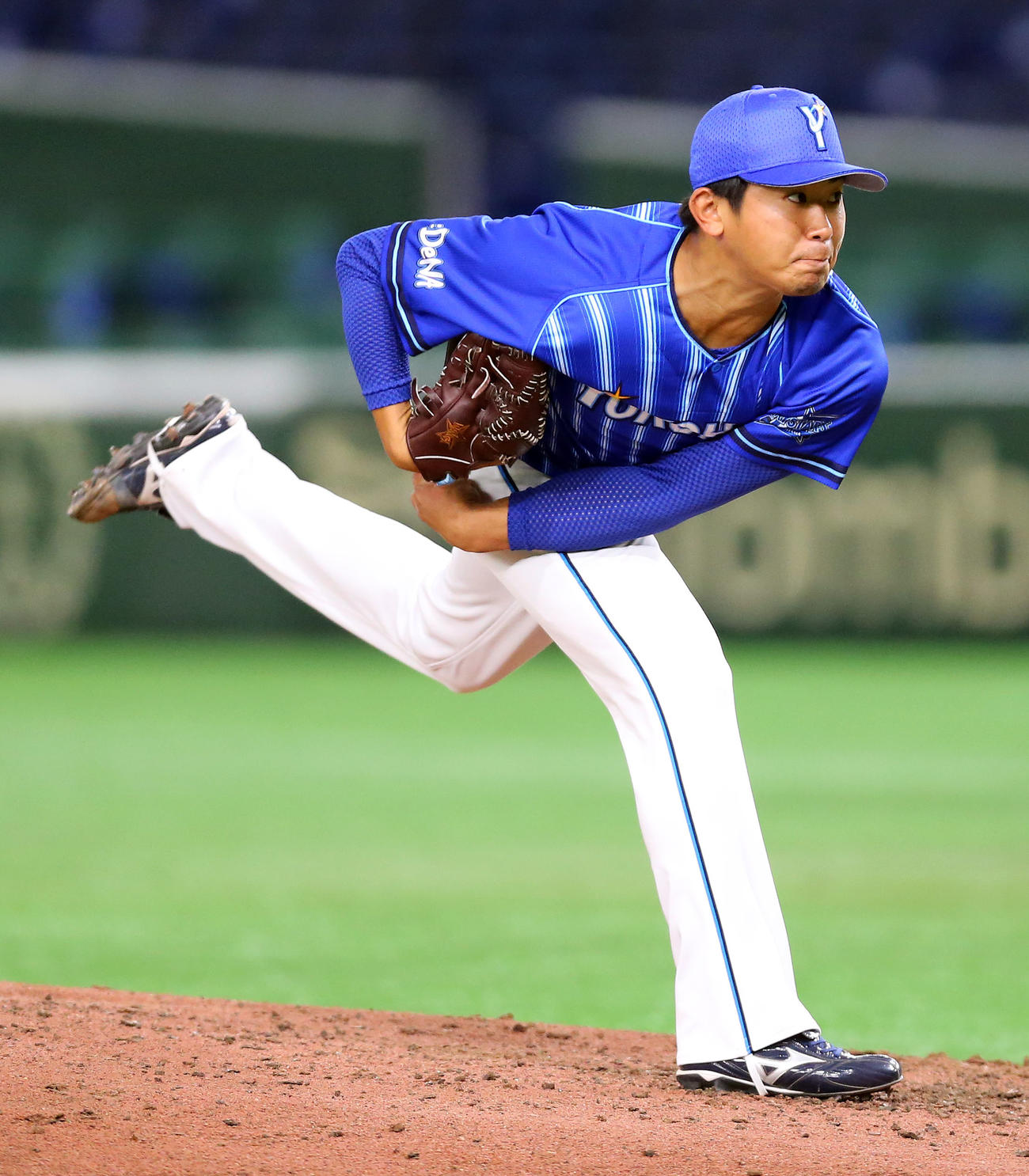 巨人対DeNA　2番手のDeNA今永（撮影・大野祥一）