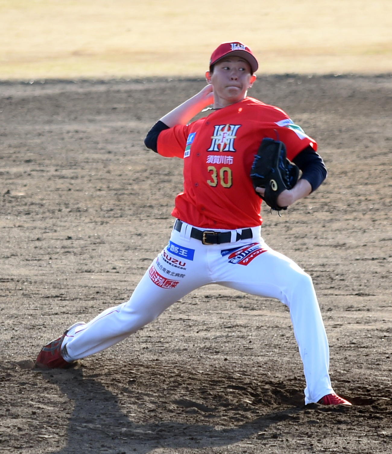 福島対オールいわき　好投した福島・谷中