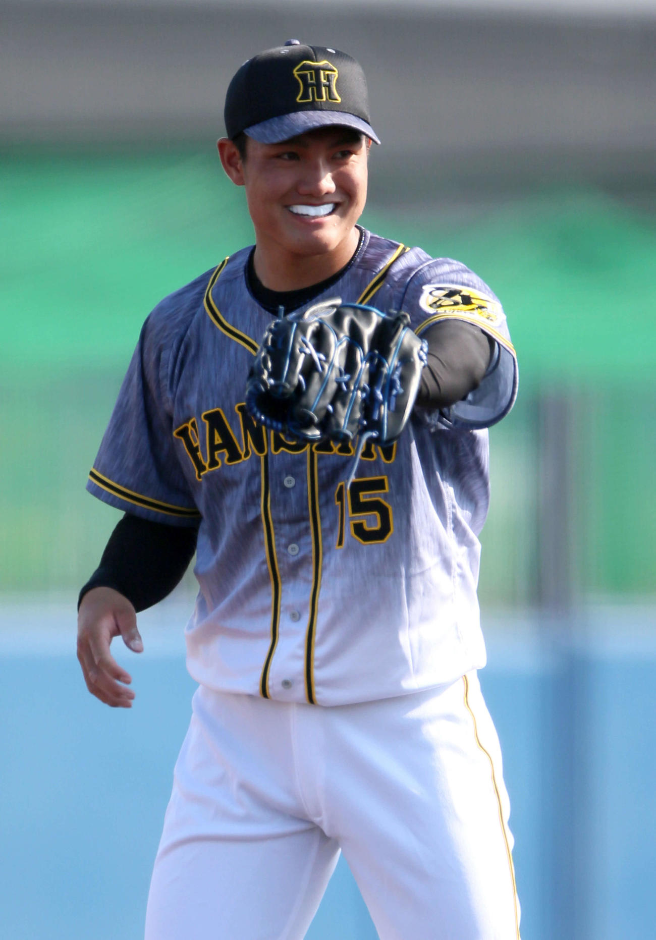 19日、オリックスに登板した西純（20年3月撮影）