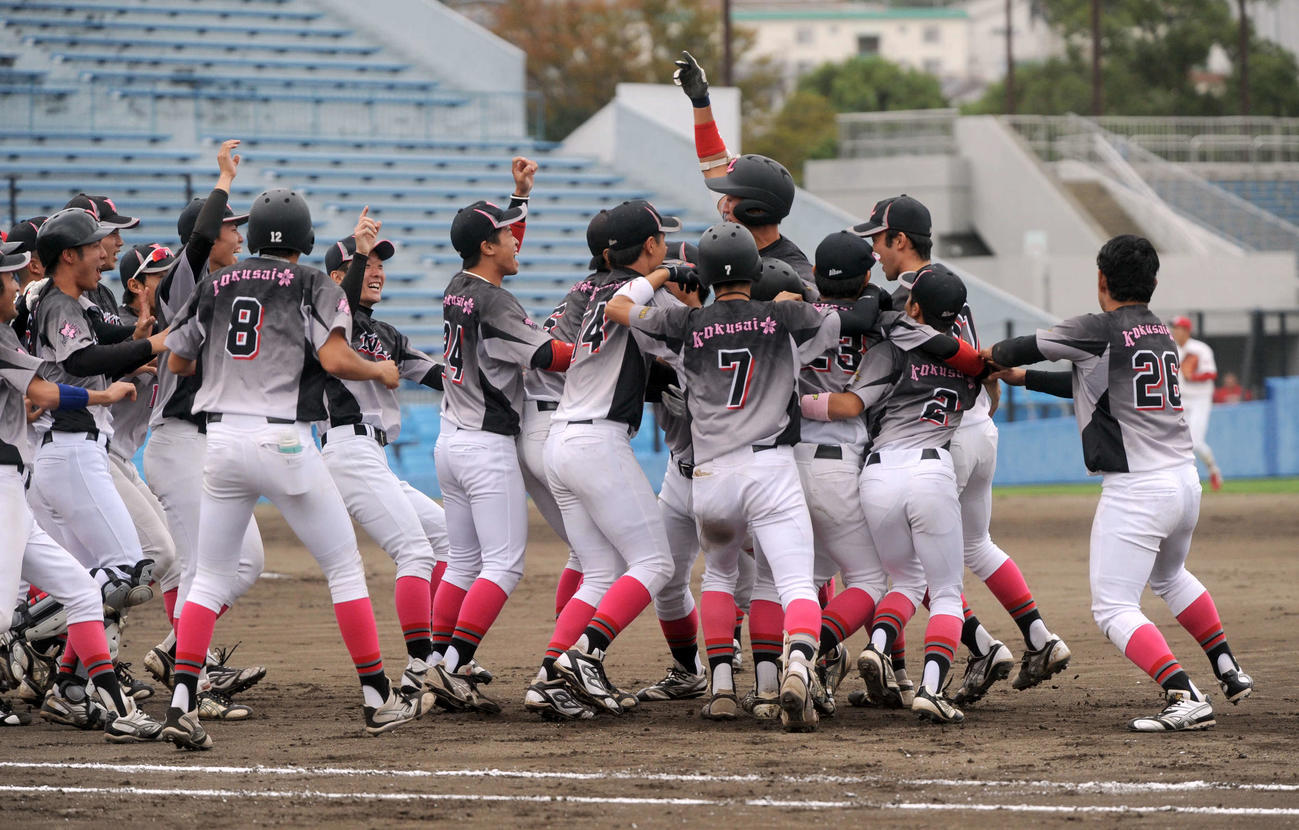 日大国際関係ナイン（2019年10月21日撮影）