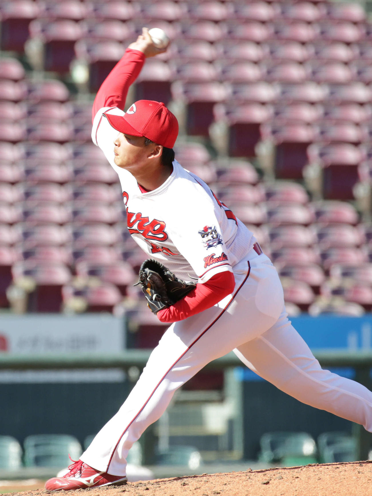 6回表を無失点に抑えた藤井黎（撮影・加藤孝規）