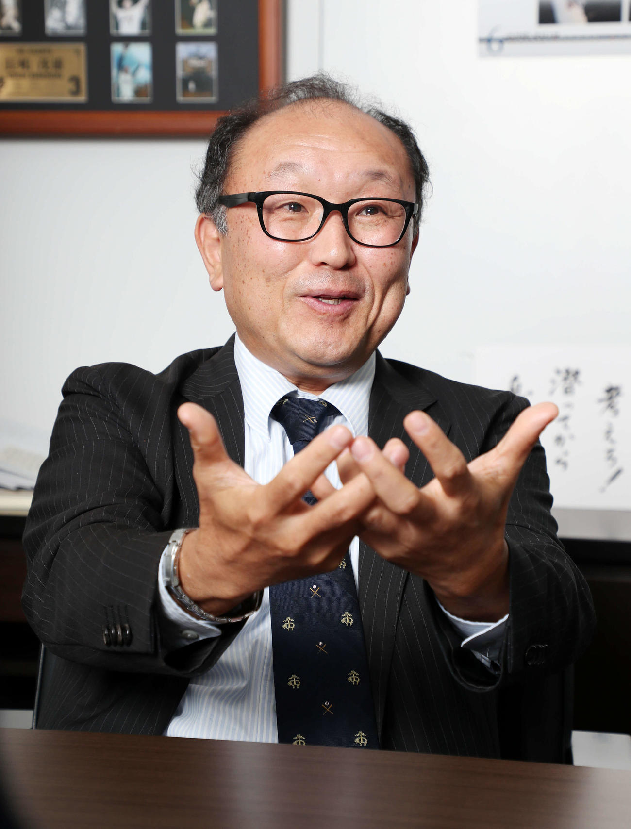 巨人今村球団社長（2019年6月24日撮影）