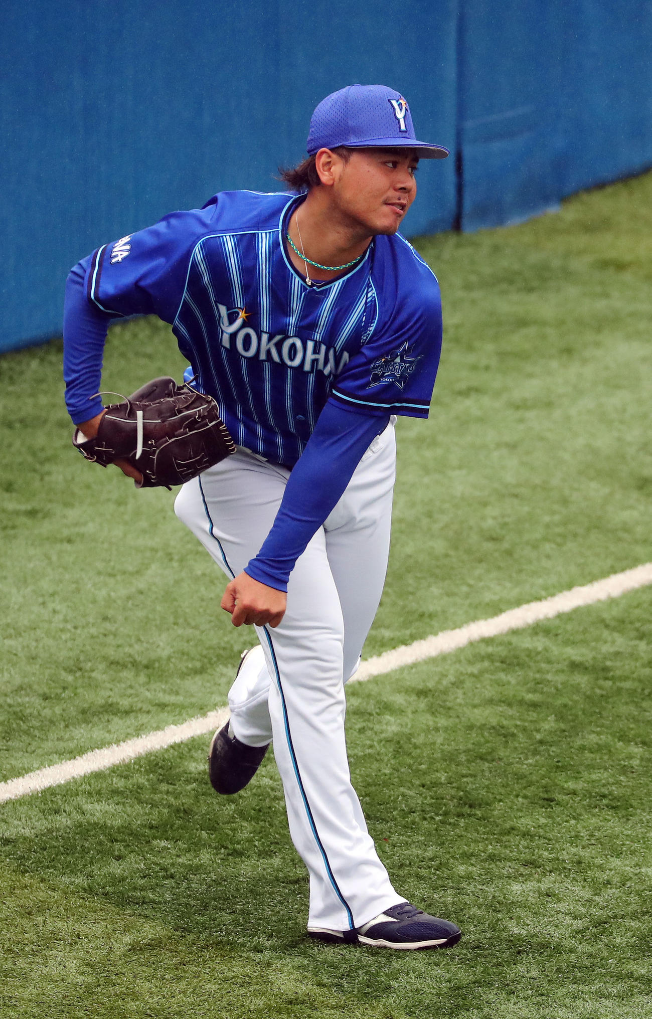 DeNA浜口遥大（2020年3月10日撮影）
