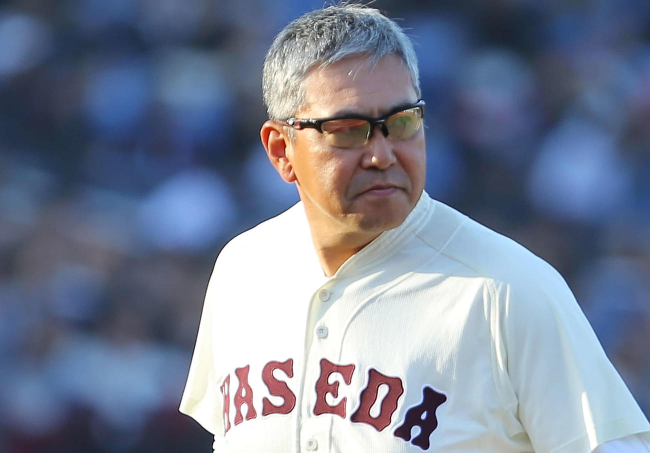 早大の小宮山悟監督（2019年11月2日撮影）