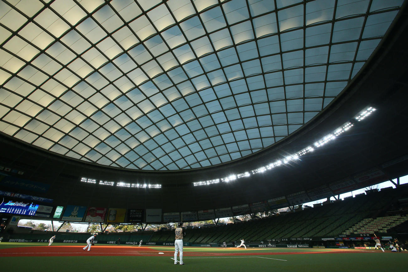 メットライフドーム（2020年3月20日撮影）