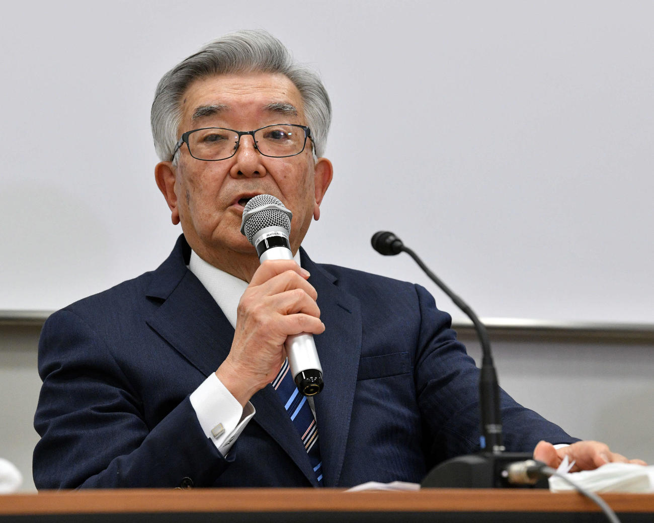 NPB斉藤惇コミッショナー（20年3月23日撮影）