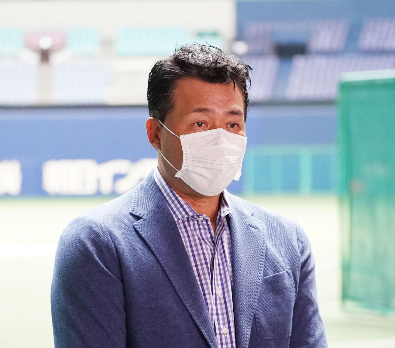 中日与田剛監督（2020年4月4日）