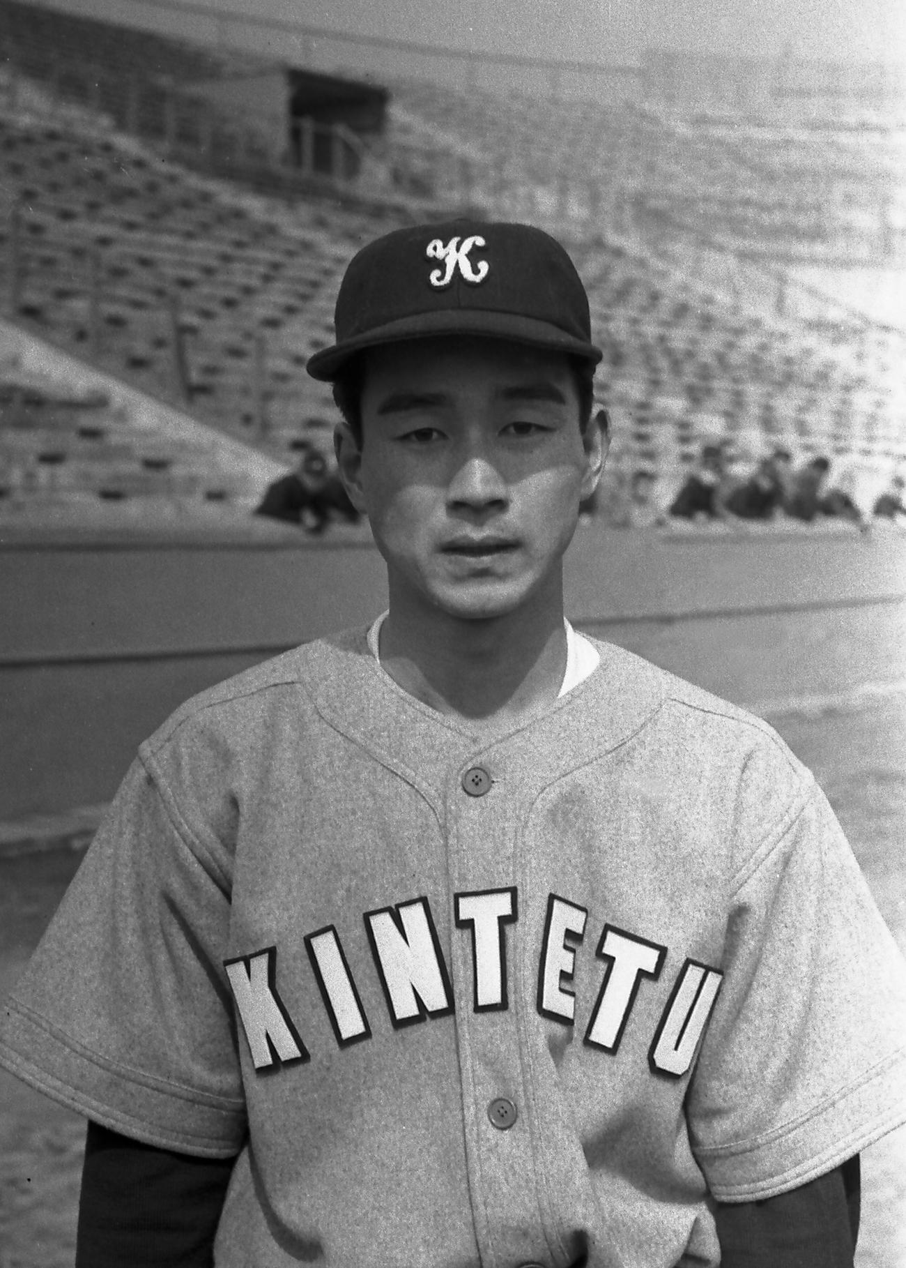 近鉄パールズ・関根潤三（1950年撮影）