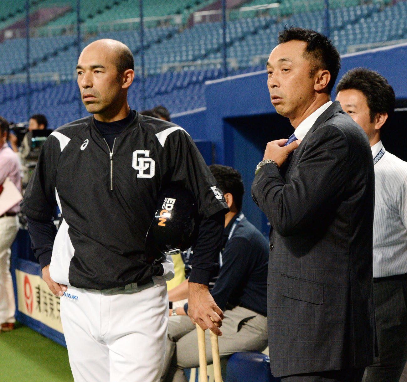 宮本慎也氏と和田一浩氏