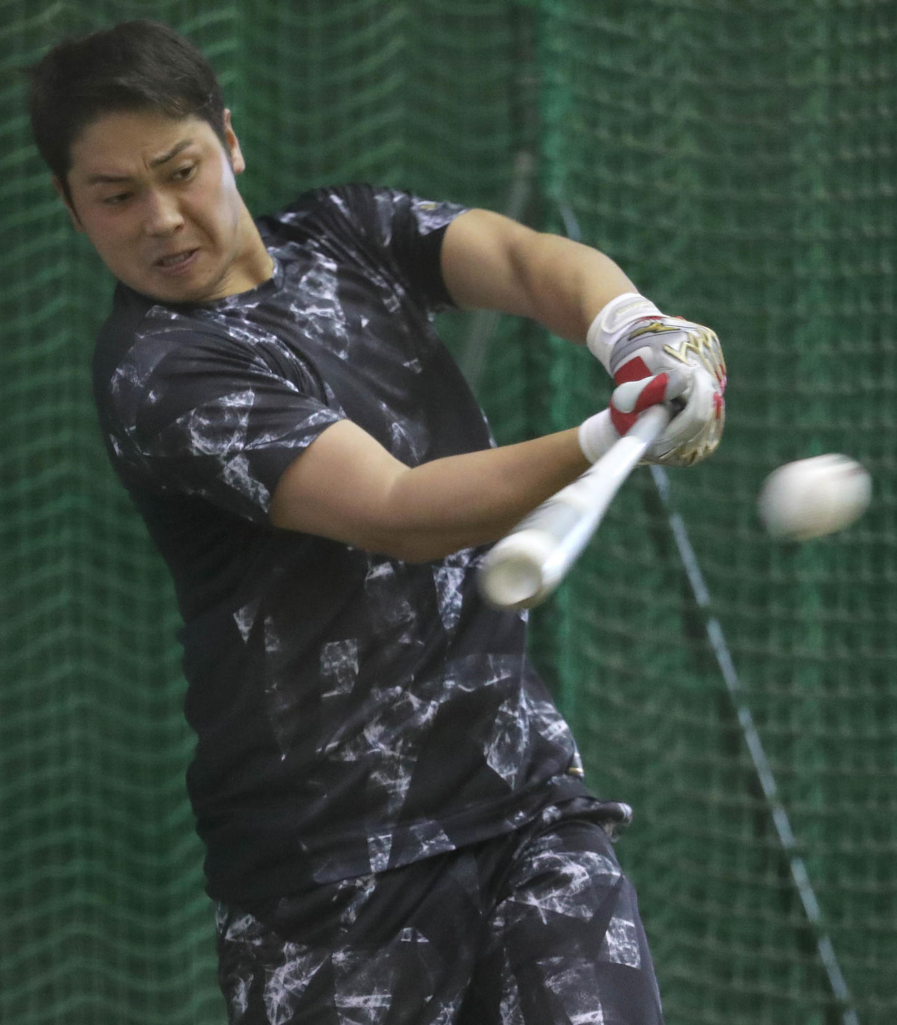 個人調整練習に臨んだ巨人北村（提供：読売巨人軍）