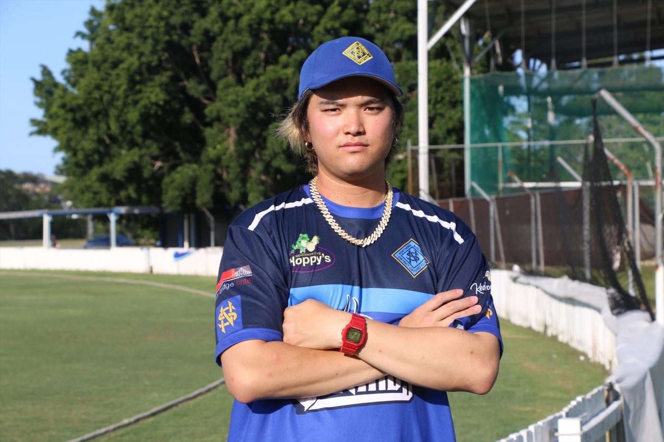 20年の男子日本代表強化選手団に初選出された元DeNA内野手の山本武白志（日本クリケット協会提供）