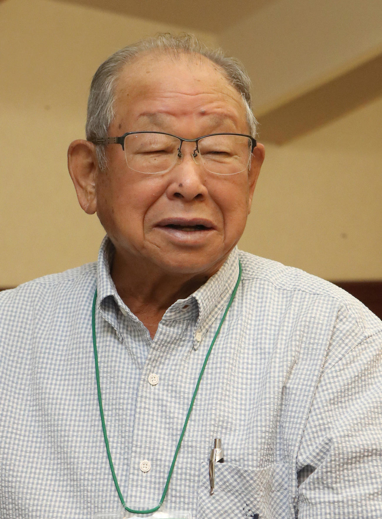 吉田義男氏（2018年8月18日撮影）