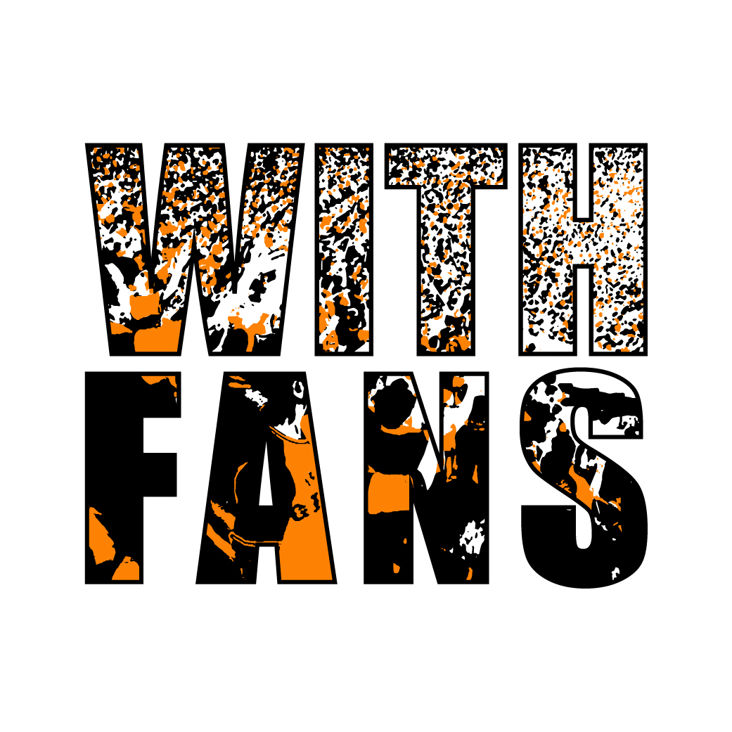 満員で埋め尽くされた球場のスタンドを表現した巨人の「WITH　FANS」プロジェクトのロゴ（球団提供）