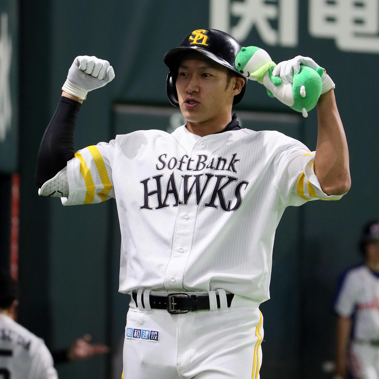 ソフトバンク柳田悠岐（2019年10月20日撮影）