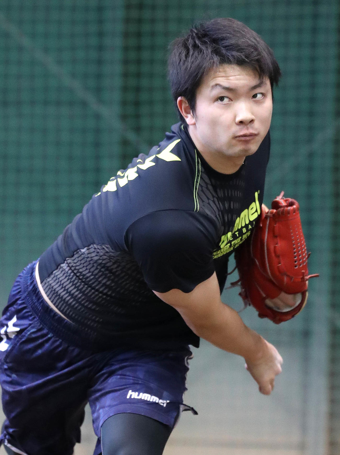ブルペン投球する巨人高田（提供：読売巨人軍）