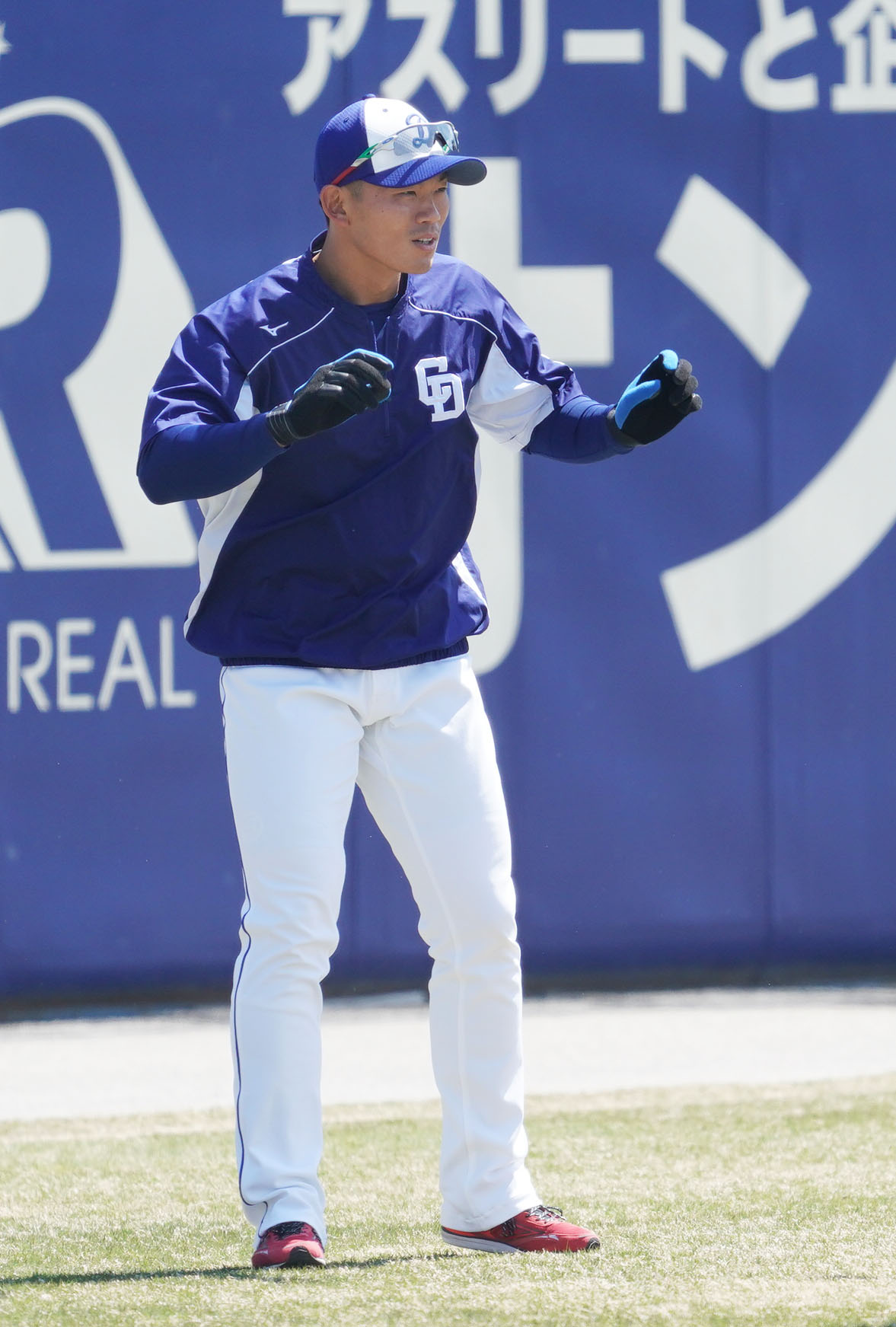 中日大野奨太（2020年4月10日撮影）