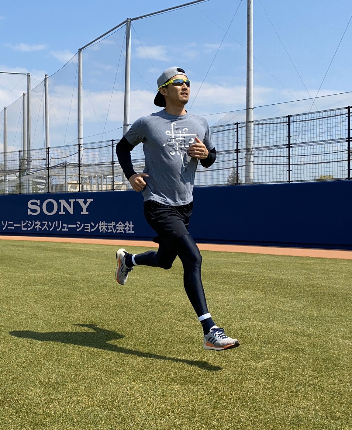 オセアンBSでランニングを行うオリックス増井（球団提供）