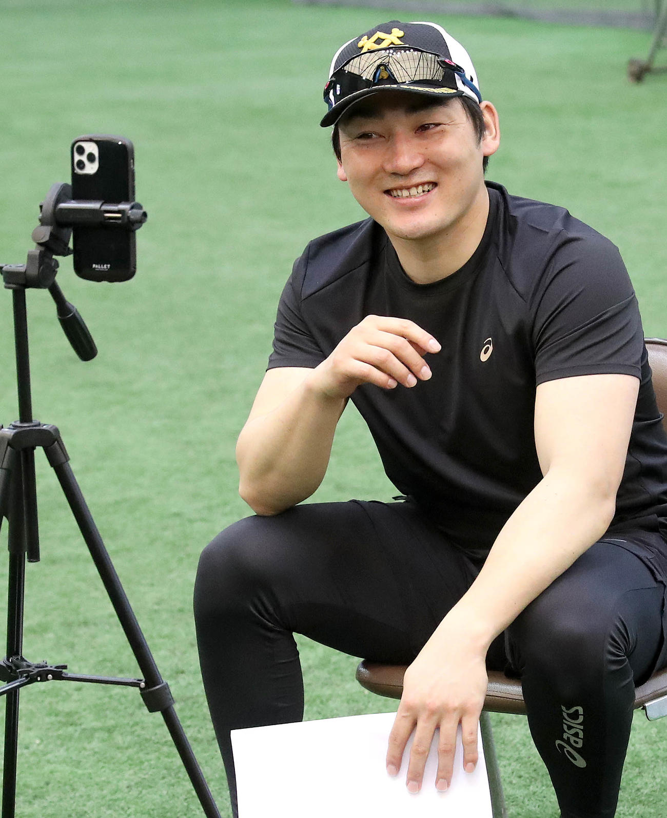 インスタライブを行った巨人丸（提供：読売巨人軍）