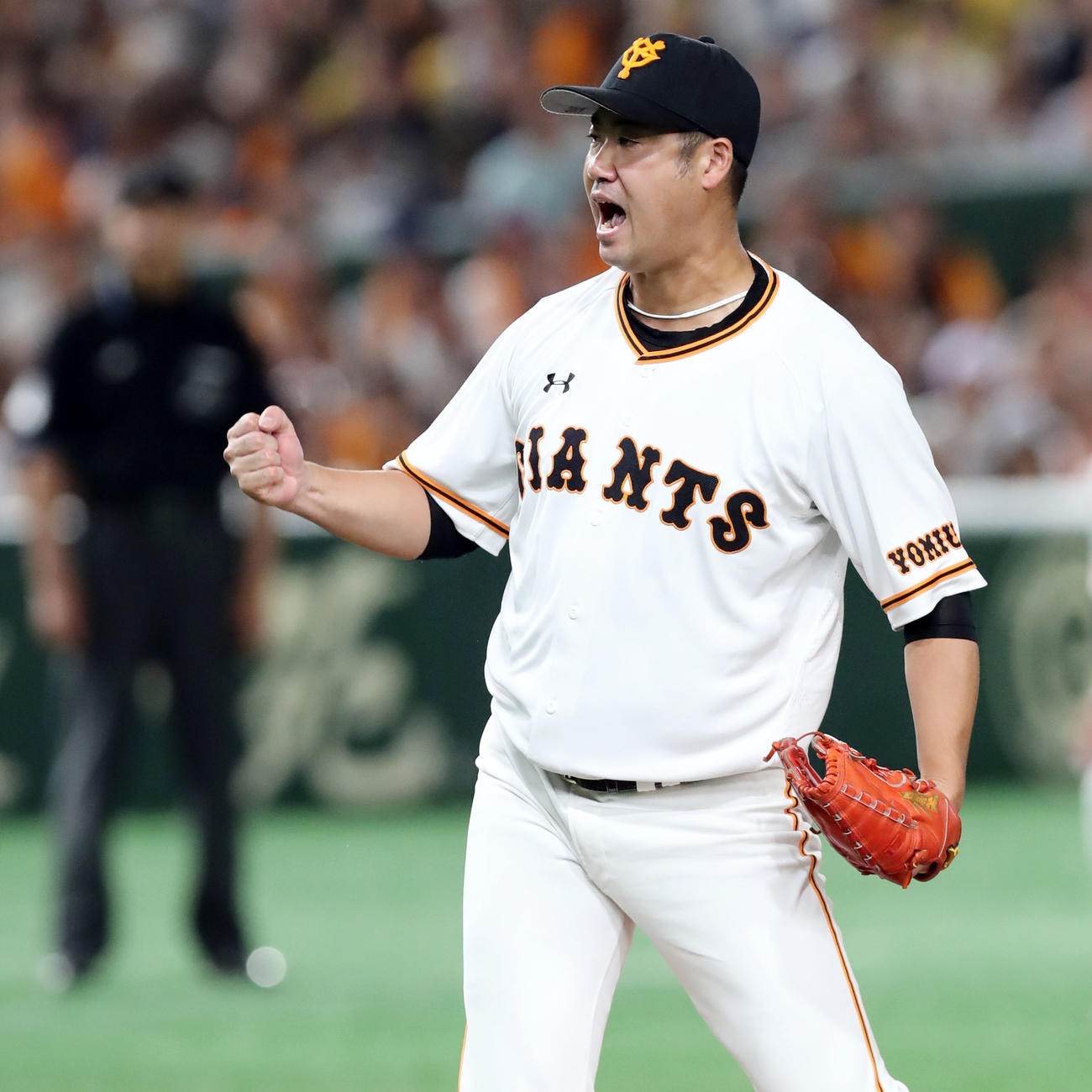 巨人大竹寛（2019年10月13日撮影）