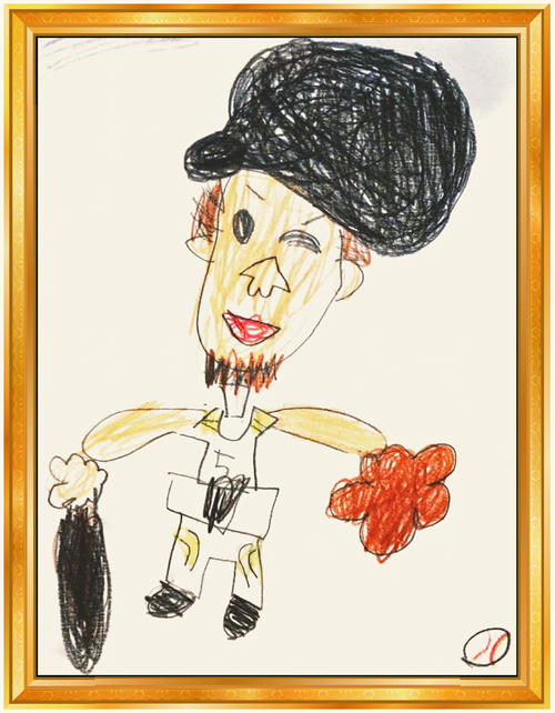 ソフトバンク松田５歳長女作