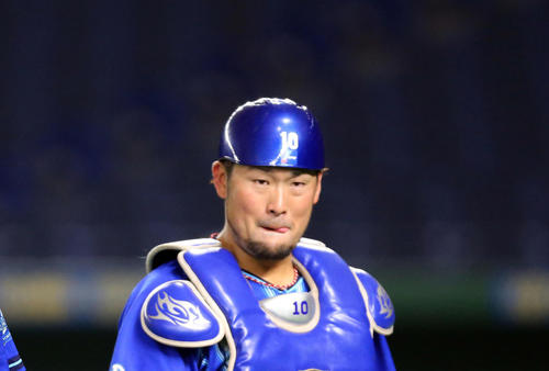 DeNA戸柱恭孝（2020年3月22日撮影）