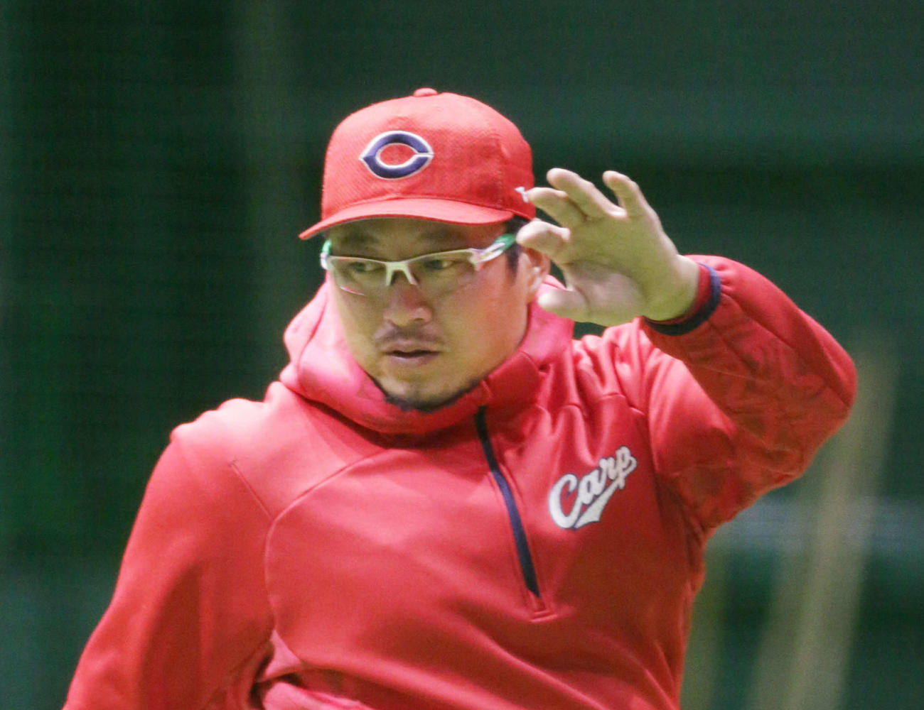 広島松山竜平（2020年4月12日撮影）