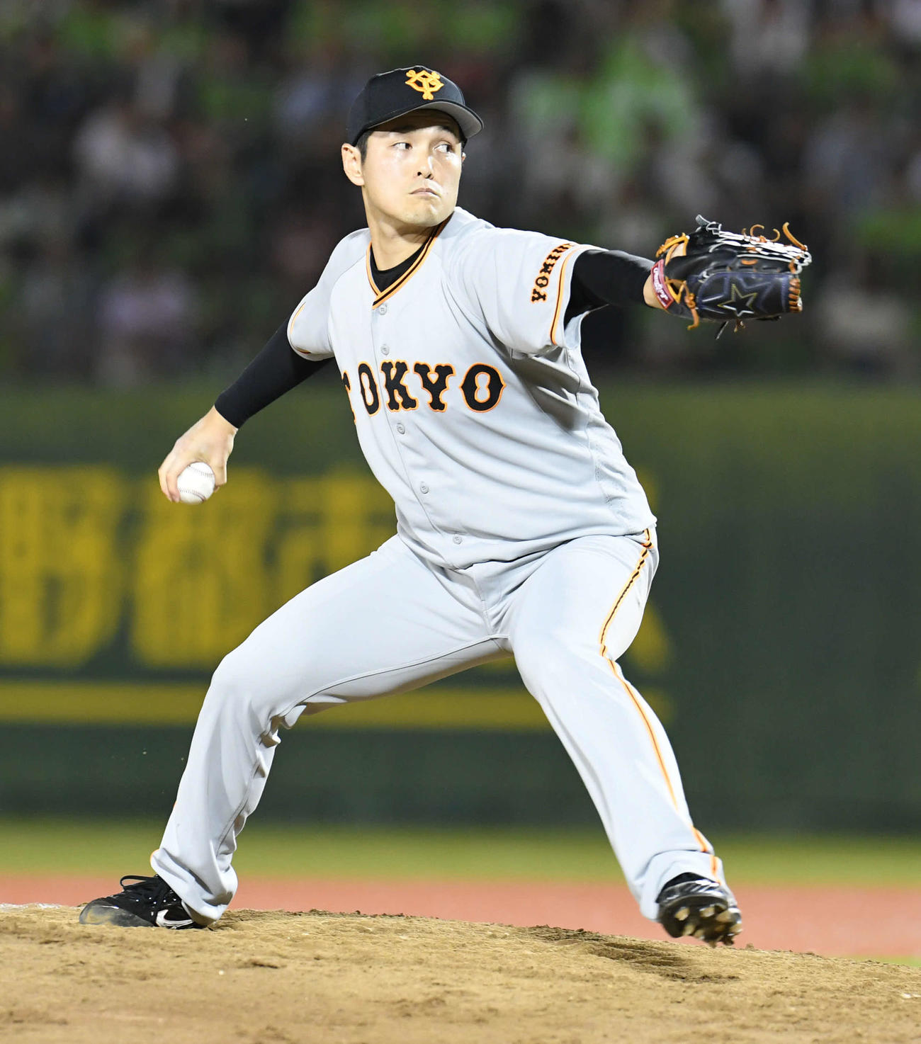 巨人鍵谷陽平投手（2019年7月15日撮影）