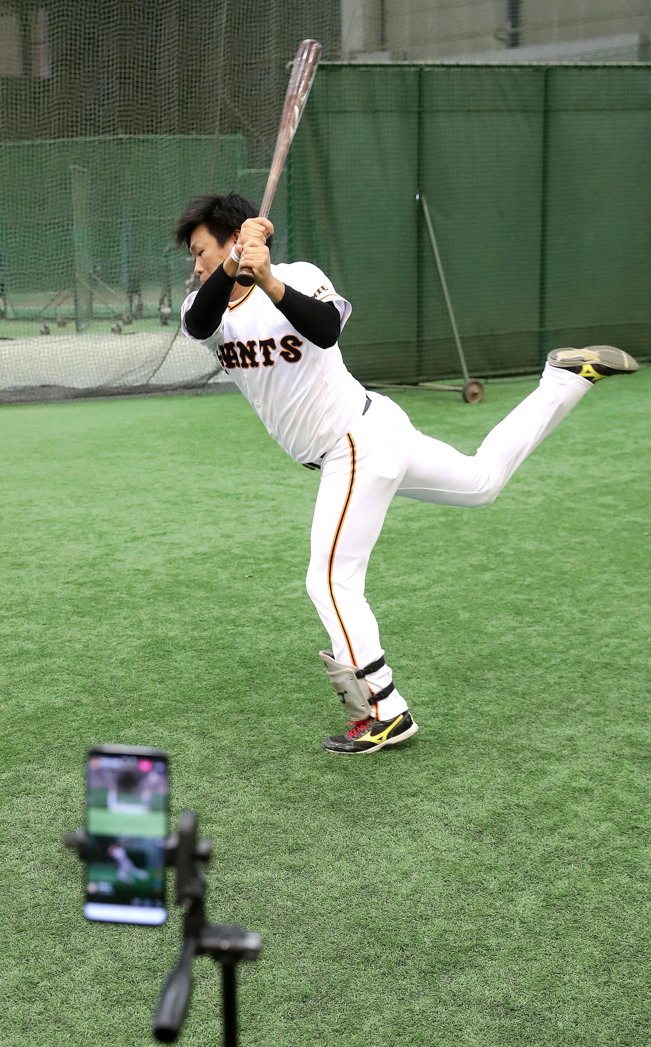 単独でインスタライブを行った巨人田口（提供：読売巨人軍）