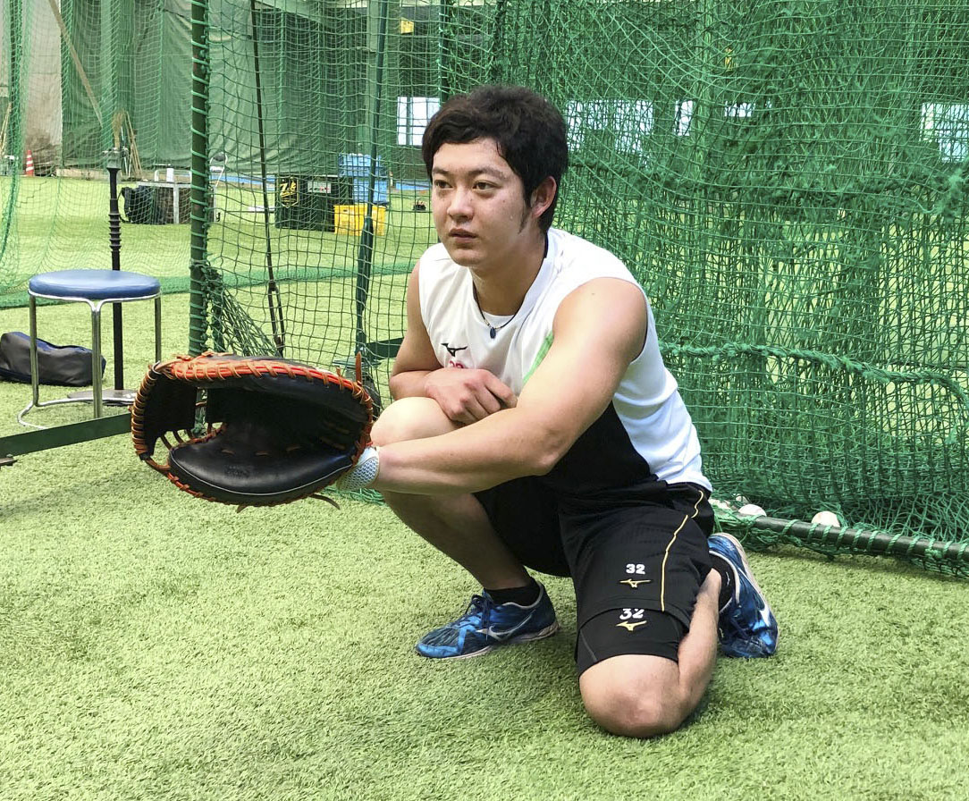 捕手として相手選手を研究する日々を過ごしているロッテ佐藤（球団提供・共同）