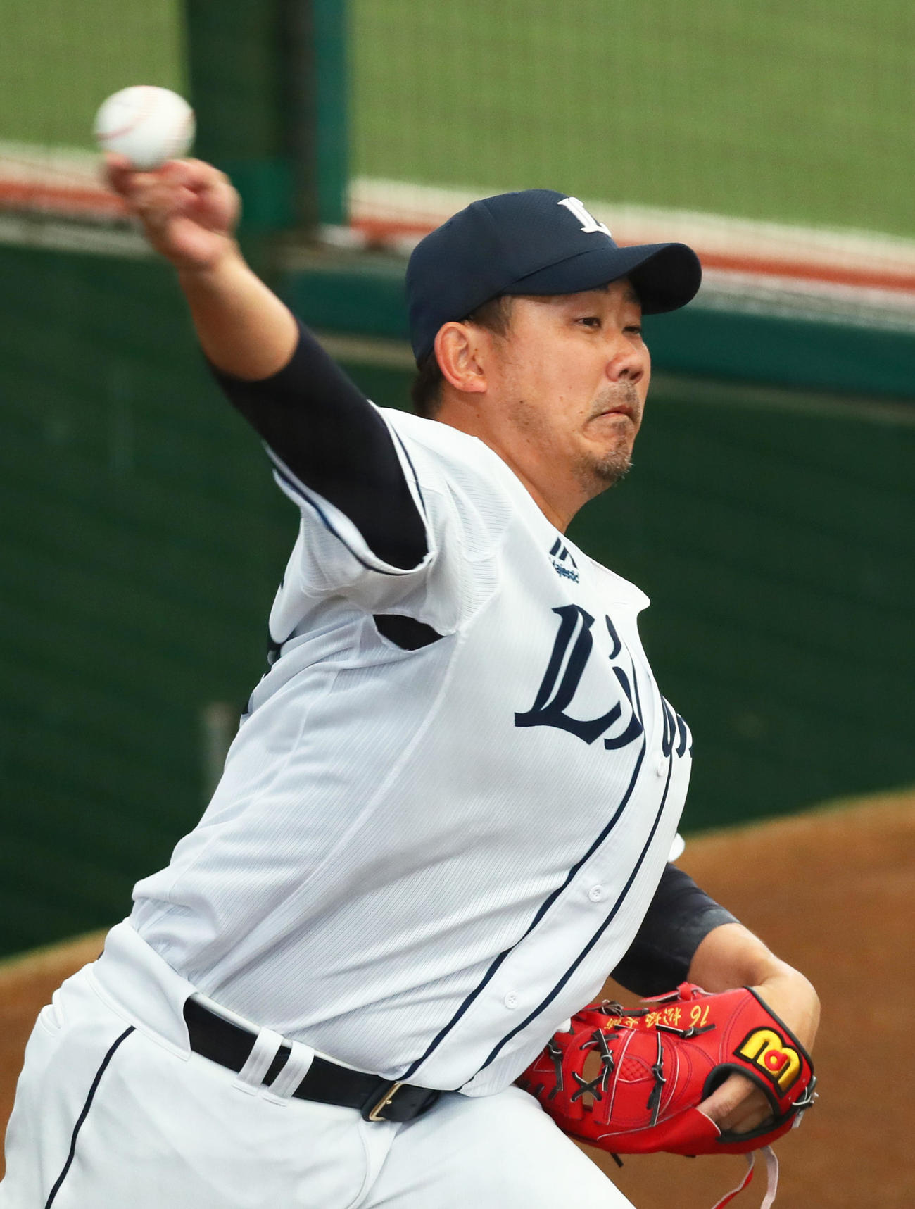 西武松坂大輔（2020年3月27日撮影）