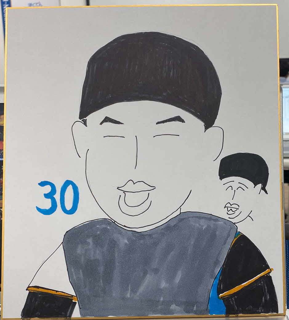 日本ハム木田投手コーチが描いた宇佐見真吾捕手