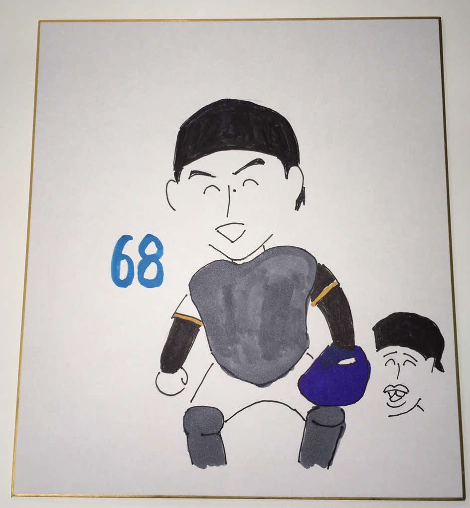 日本ハム木田投手コーチが描いた石川亮捕手