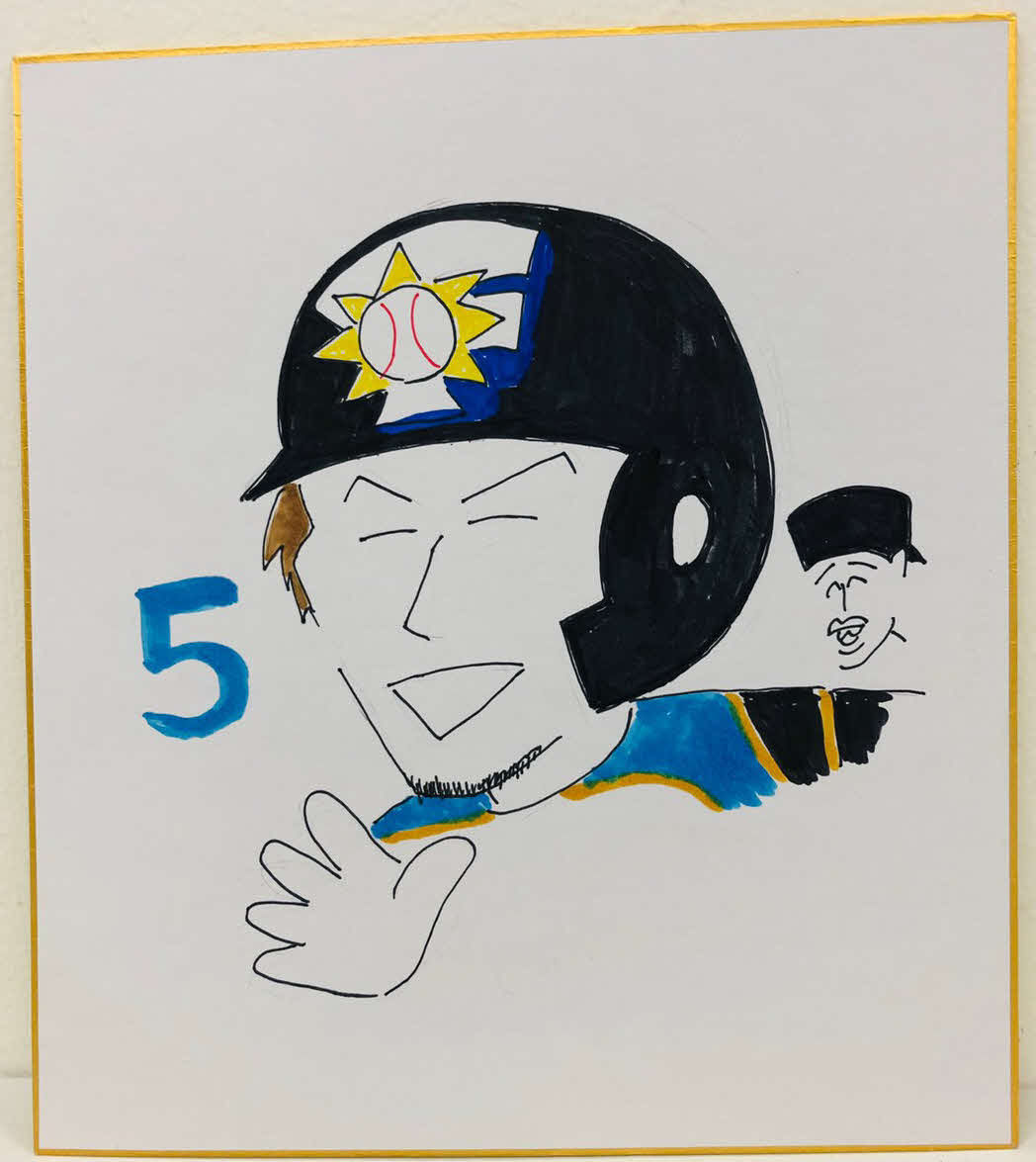 日本ハム木田投手コーチが描いた大田泰示外野手