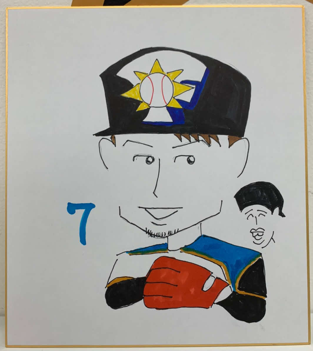 日本ハム木田投手コーチが描いた西川遥輝外野手