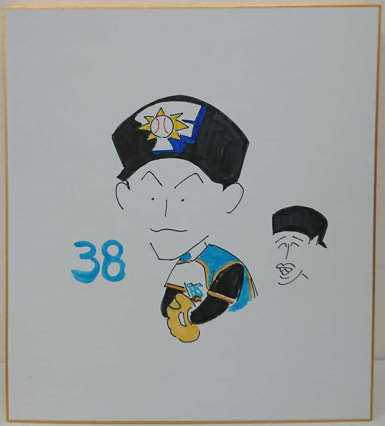 日本ハム木田投手コーチが描いた石井一成内野手