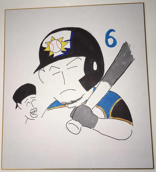 日本ハム木田投手コーチが描いた中田翔内野手