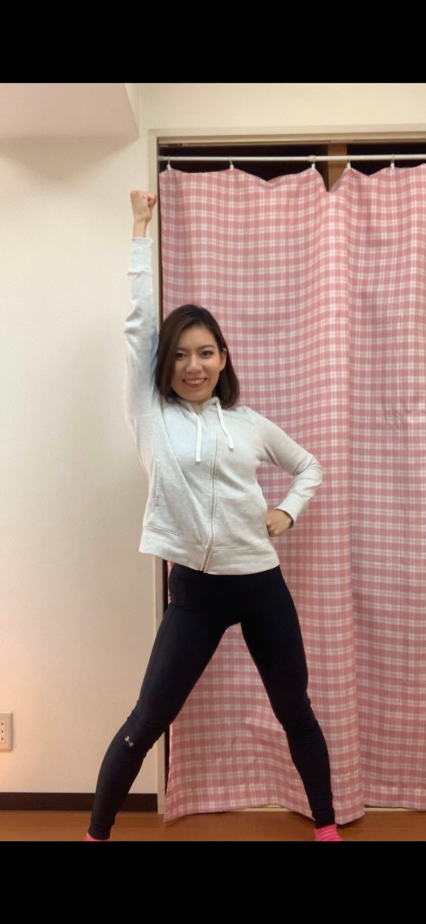 タイガースガールズのバイスキャプテンMikiは「自宅ではできることが限られてしまうので、ウオーキングやランニングへ行って、人けのない広い場所で踊ったりしています」（球団提供）