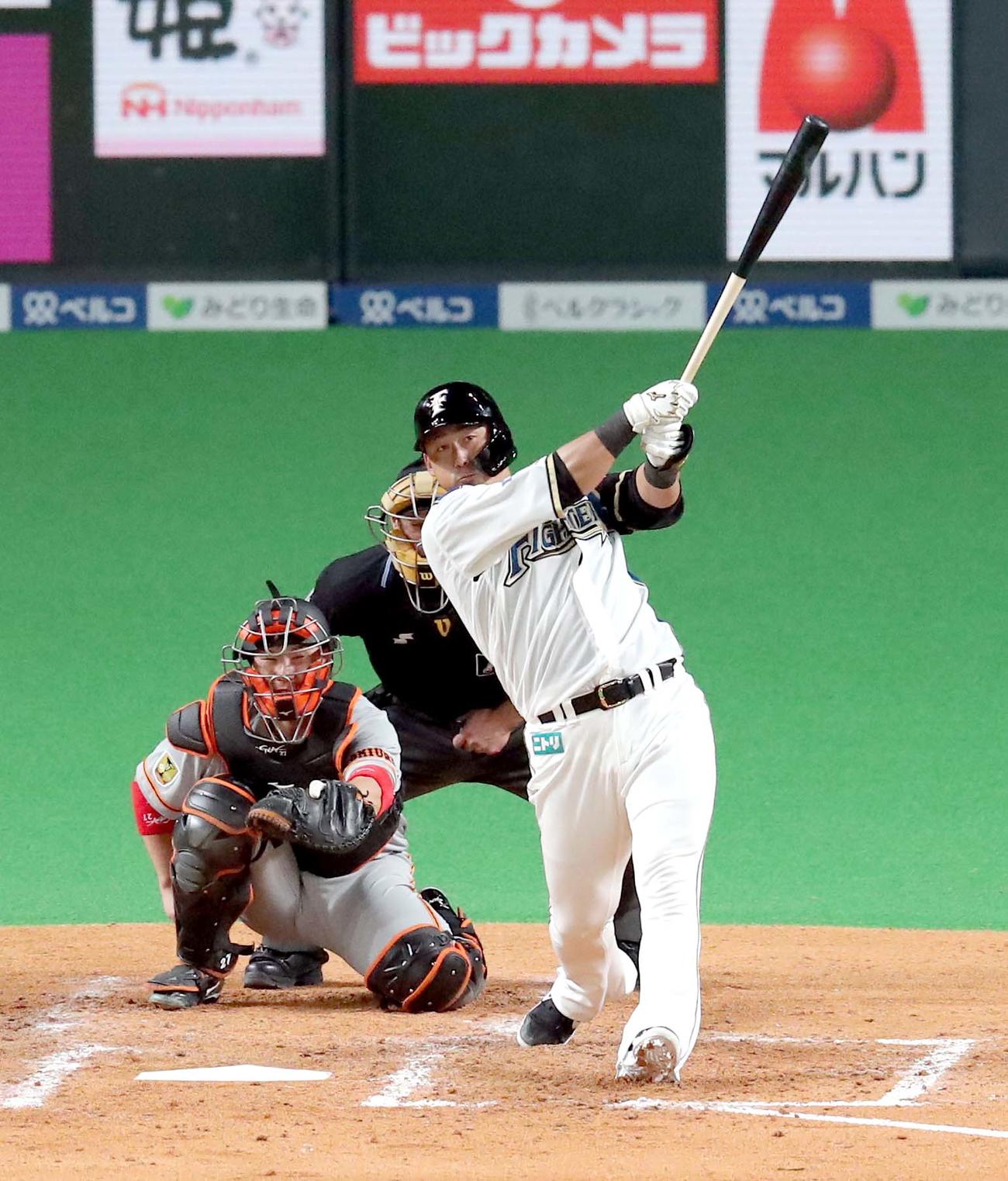 期待通りの活躍を見せている中田翔