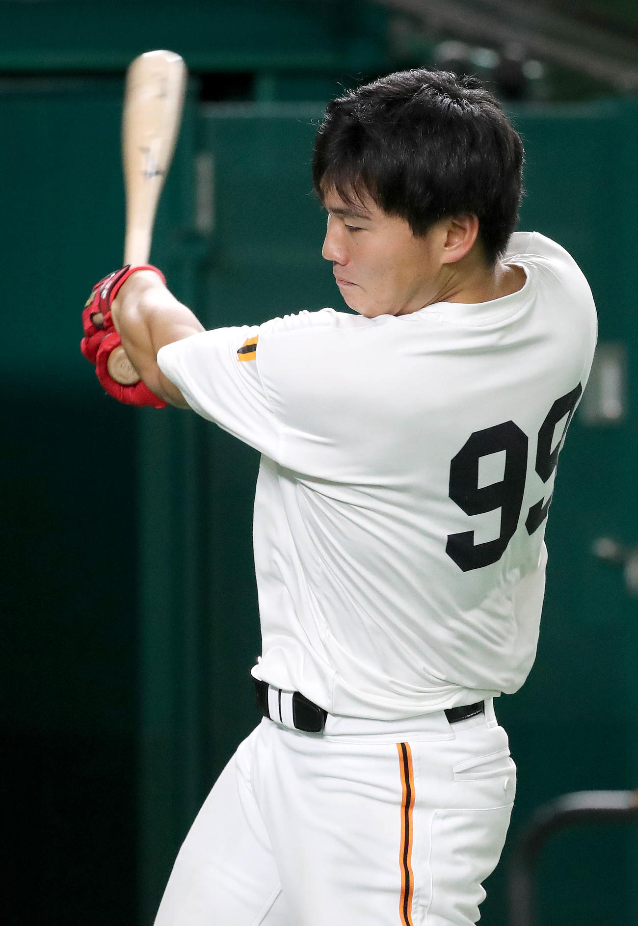 1軍練習に参加した巨人山下（提供：読売巨人軍）